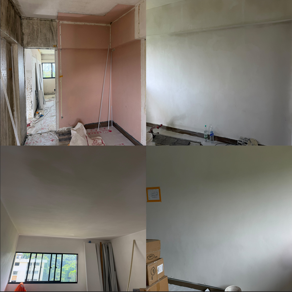 plastering